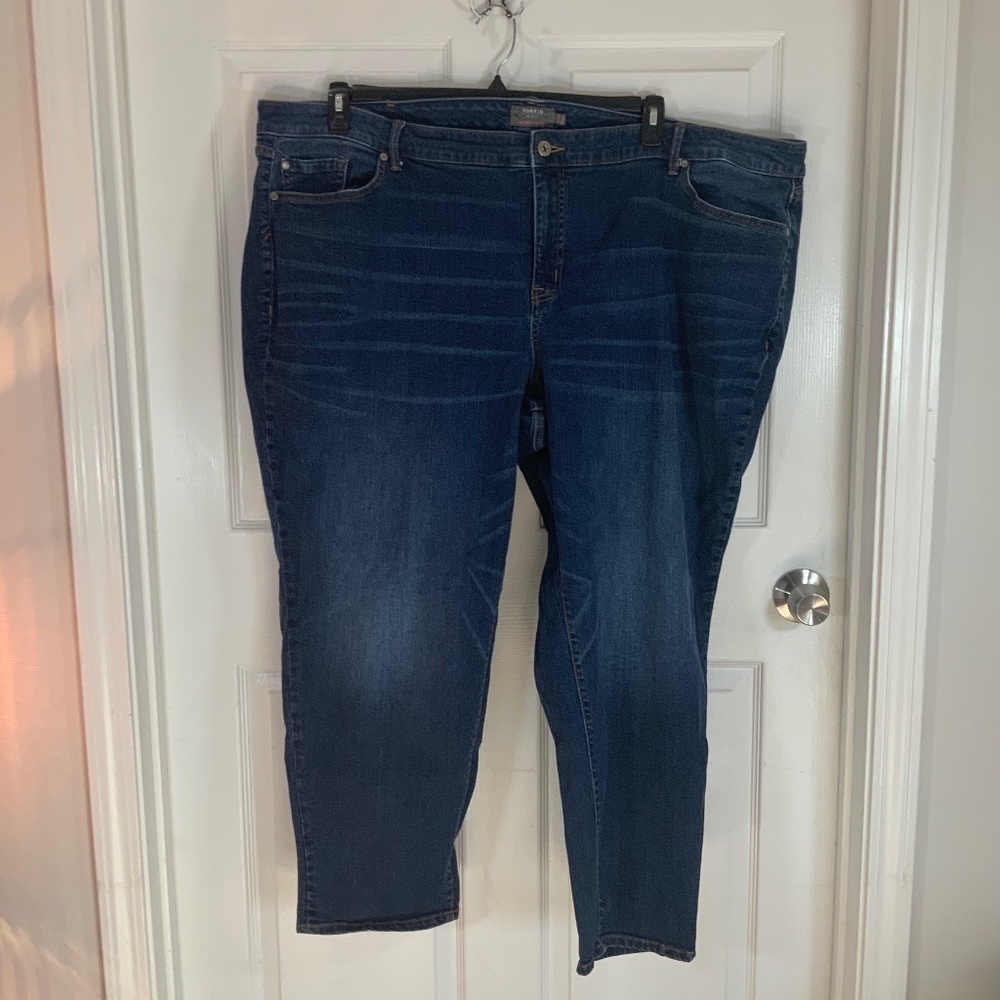 Torrid Boyfriend Straight Stretch Jeans Plus Size 30